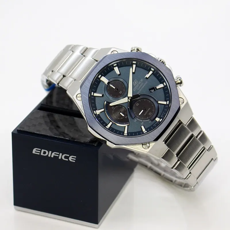 Casio Edifice Solar Powered Blue Dial Men's Watch- EFS-S570DB-2A